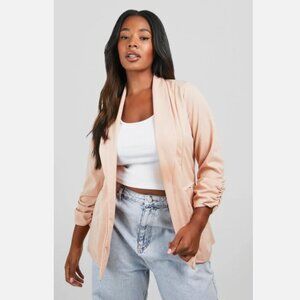 Fashion Nova The Celine Blazer In Blush Size S